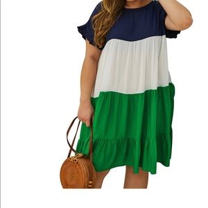 Summer Contrast Dress